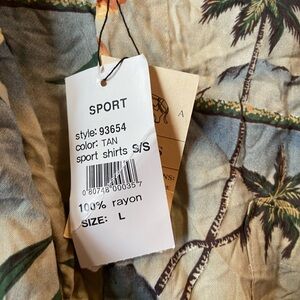 Vintage 80’s Campia Moda Topical Hawaii Button Short Sleeve shirt, men’s Large